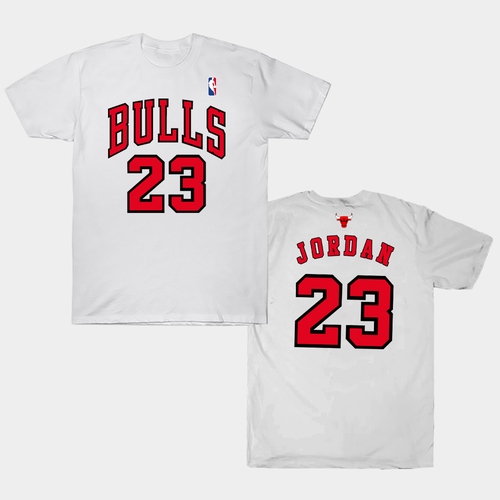Kaos Basket NBA Chicago Bulls Michael Jordan 23 unisex sampai ukuran jumbo