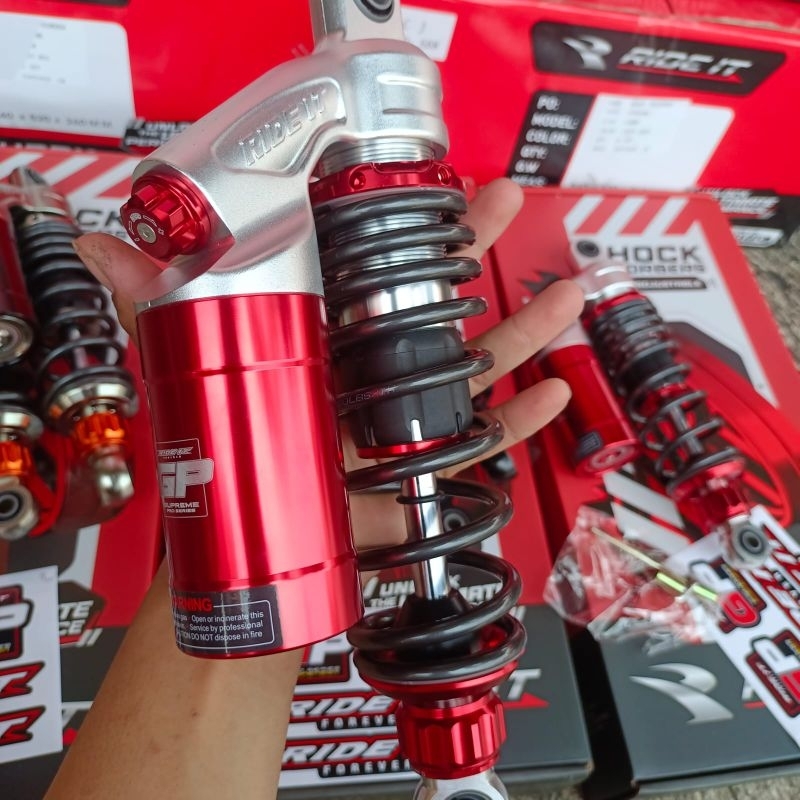 Shockbraker Shock Ride it GP 288 Supreme Single Klik fungsi uk 280 320 340 PCX160 Jupiter,Rx king,CB