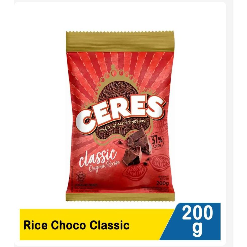 

Ceres Hagelslag Rice Choco Classic 200 gr