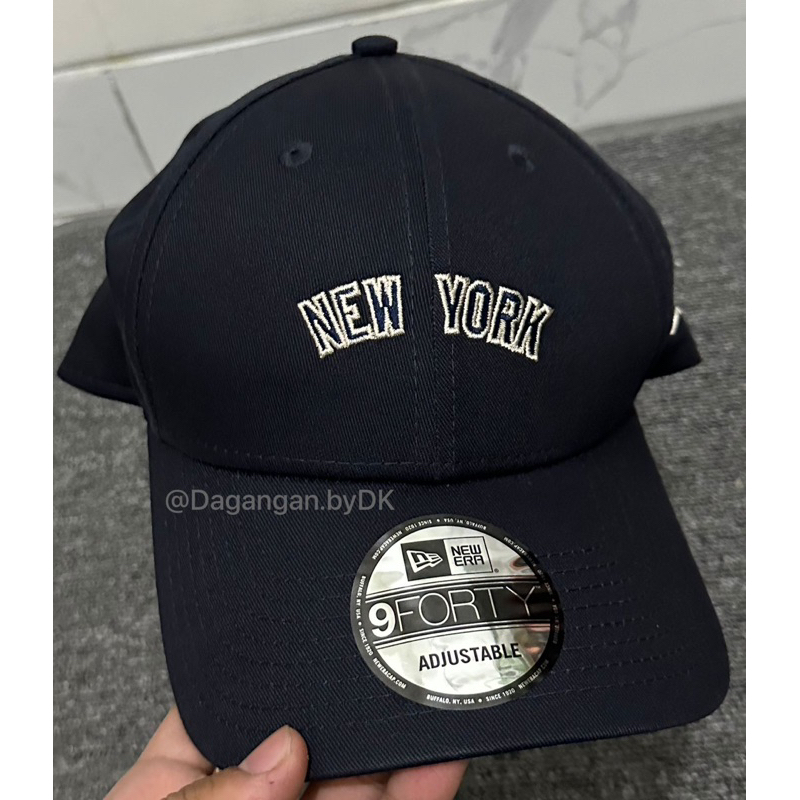 Topi New*Era Logo Original 100% Biru Navy