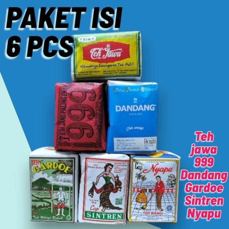 

PAKET TEH RACIKAN KHAS SOLO ISI 6 PCS