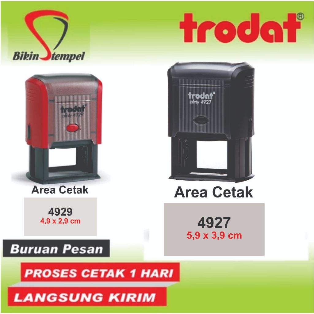 

STEMPEL TRODAT II STEMPEL OTOMATIS II TRODAT 4929 II Trodat 4927 II STEMPEL MURAH