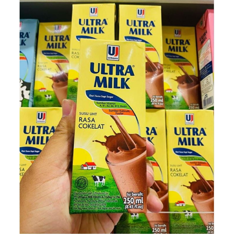 

ultra Milk 200 ml stroberi/coklat/fullcream