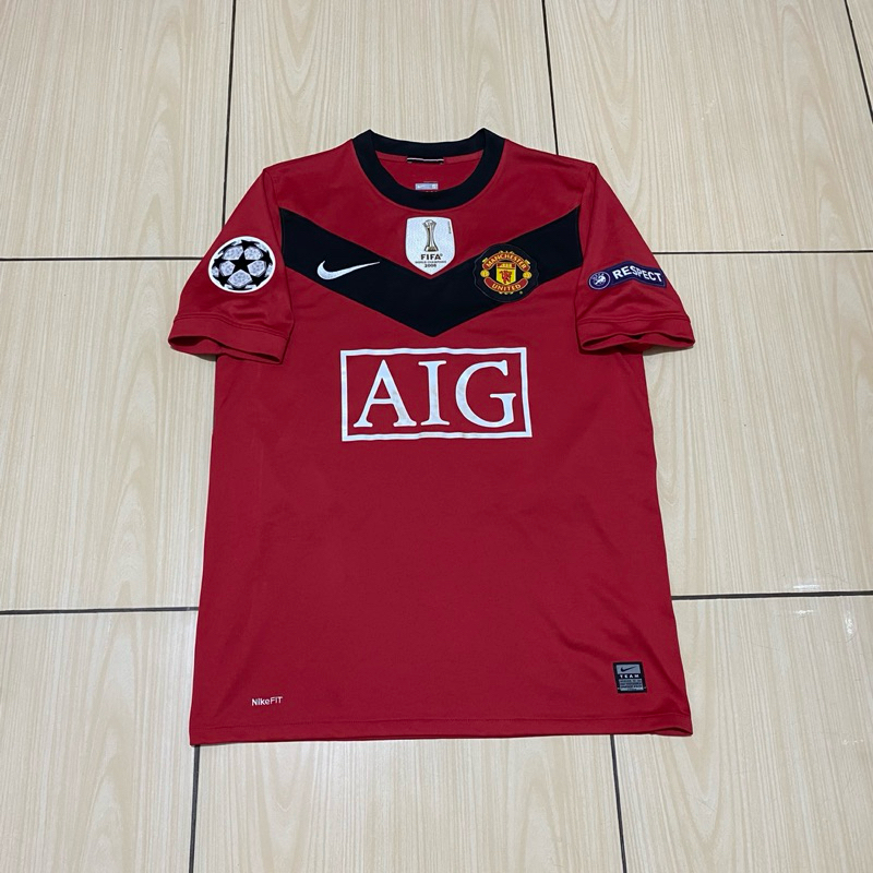 Jersey Manchester United Home UCL 2009 Original