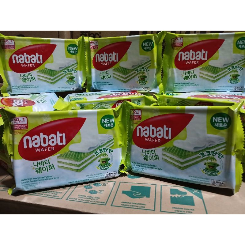 

Nabati Wafer Cookies Pandan 34gr ecer 2.000