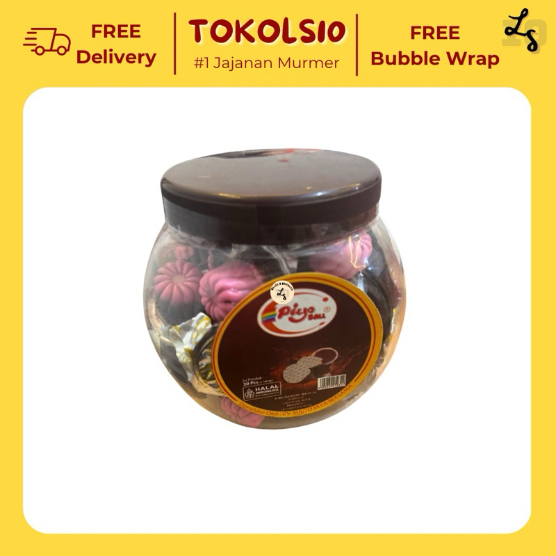 

Piyo Cokelat Pasta Biskuit 1 Toples isi 30 pcs 180gr