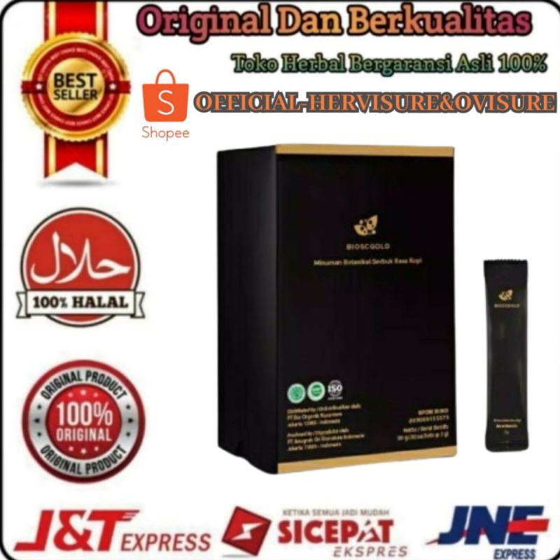 

Bioscgold Minuman Botanikal Serbuk Rasa Kopi Bio SC Gold Asli Bio Gold Original Biogreen Herbal