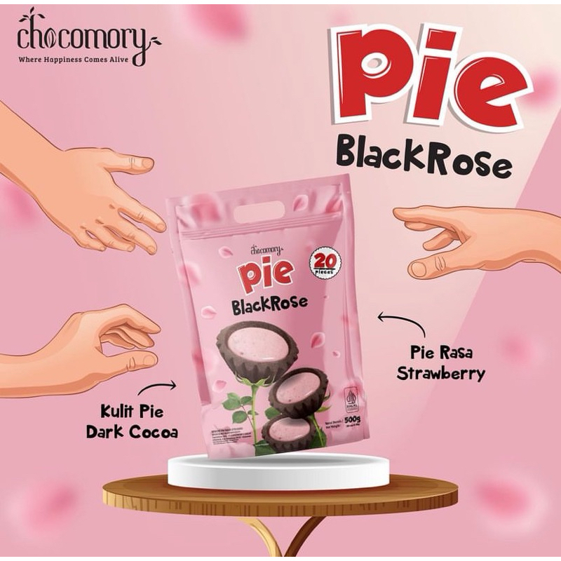 

CHOCOMORY Pie Black Rose - READY JAKARTA 23 Maret 2025