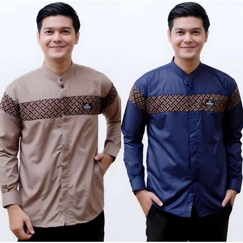 Baju koko lengan panjang Motif Kobata caksu terkeren era probowo