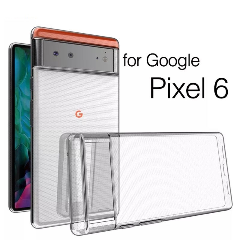 Case Google Pixel 6 Softcase CLEAR TRANSPARENT HD CAMERA PROTECTION Case Casing Hp Google Pixel 6