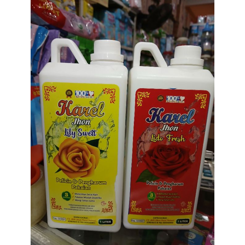 Parfum loundry KAREL BOTOL 1LITER/[BEST SELLER] /Loundry PREMIUM[GRATIS PACKING KARDUS+KANTONG PACKI