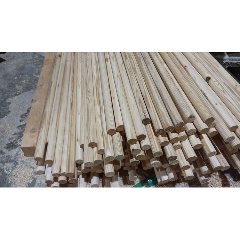 DOWEL KAYU, KAYU BULAT