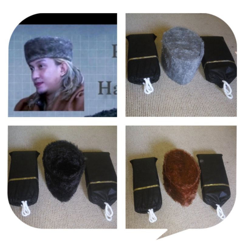 Peci Songko Dewasa Bulu Rusia Terbaru Al-Mustofa Peci Kopeah Anak Laki Laki