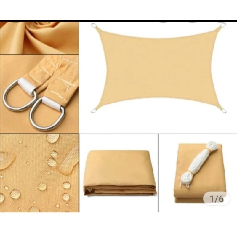 Tenda Awning taman | Awning kanopi | Awning Kafe bahan D300 uk 4x6