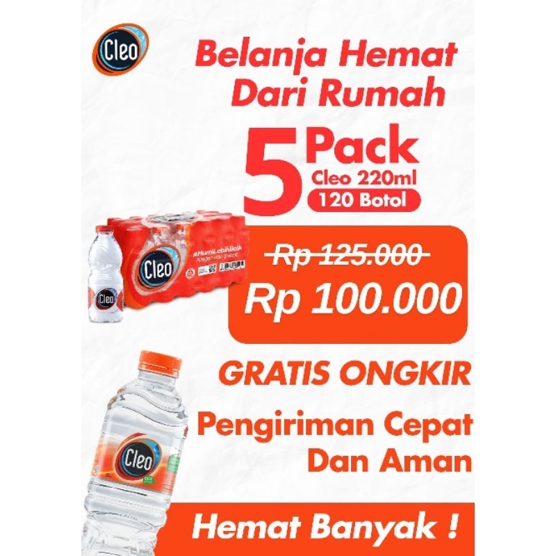 

Paket Hemat Cleo 220 ML