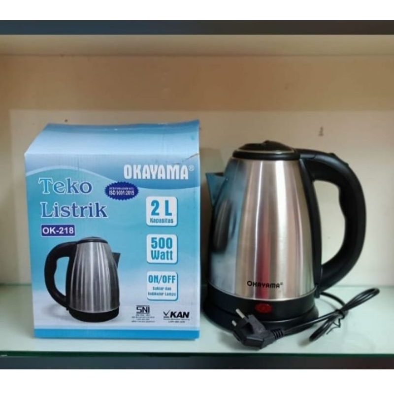 cuci gudang yamakawa kettel listrik,teko listrik 350 watt, 500 watt stainless