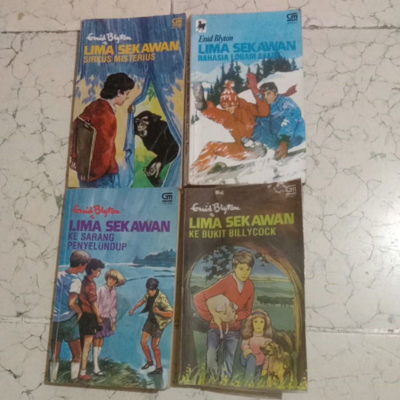 Buku Lima sekawan Enid Blyton
