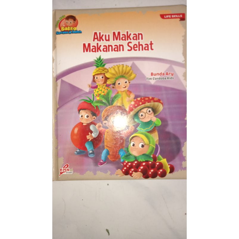 Preloved Buku Little Abid no 12  Aku Makan Makanan Sehat