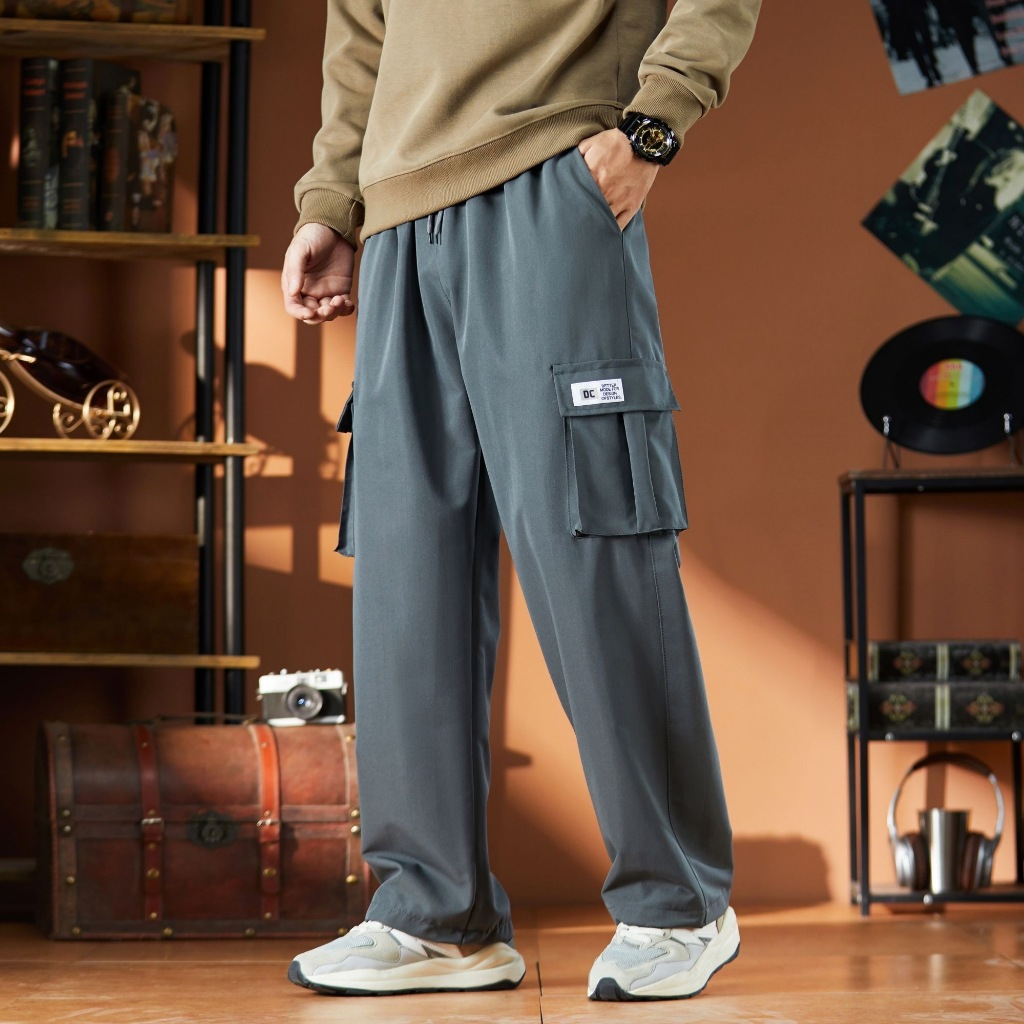 celana cargo Sutra es panjang pria epidemic korean style gombrong hammerstout loose kargo pants pria