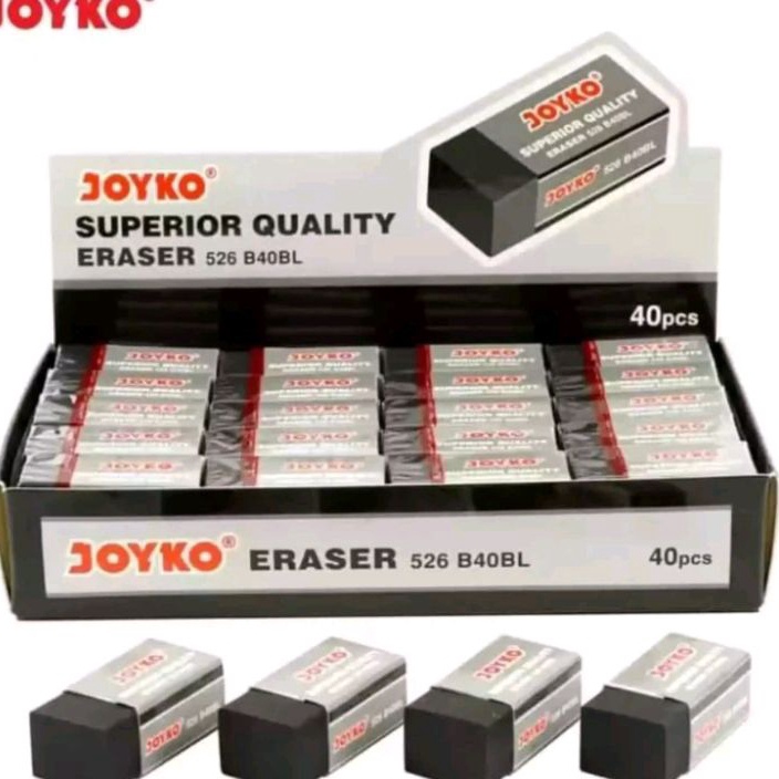 

Ekstra 1pak 4pcs Hapusan Joyko hitam kecilpenghapus Joykohapusan joyko putih