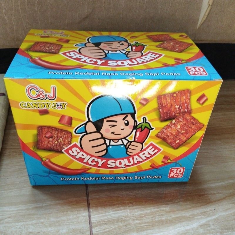 

latiao spicy square 30pcs x@ 23gram halal
