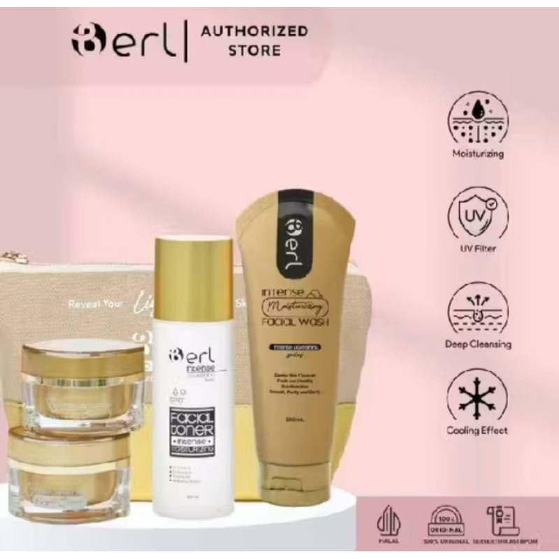 COD B Erl Cosmetics Intens Lightening Series | LSP B Erl | Paket wajah B Erl