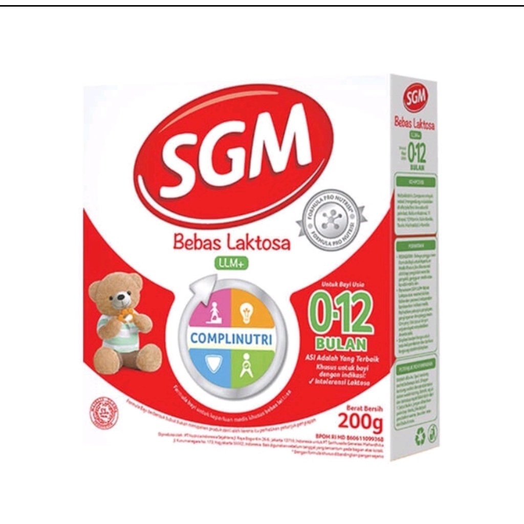 SGM LLM 200gr #susu bebas laktosa