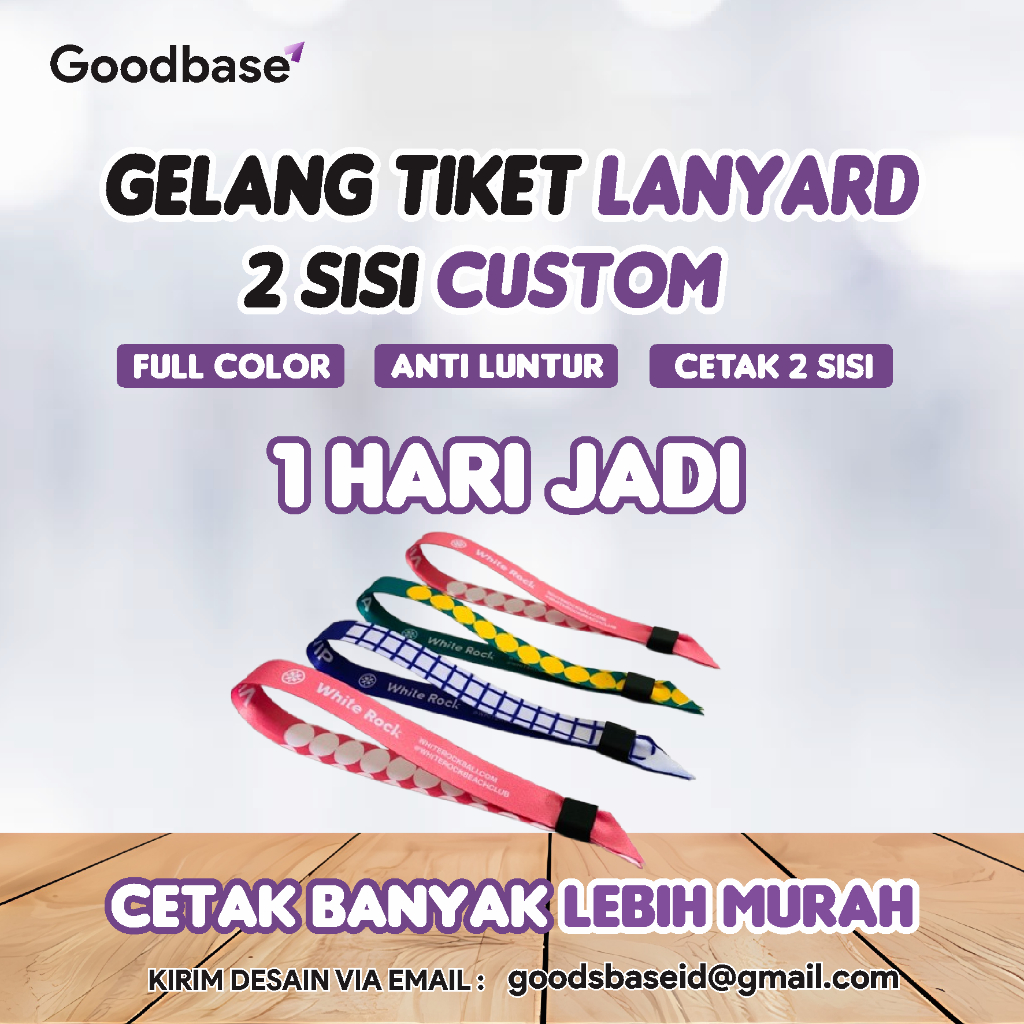 gelang tiket | tiket | gelang | gelang lanyard | tiket gelang gelang custom