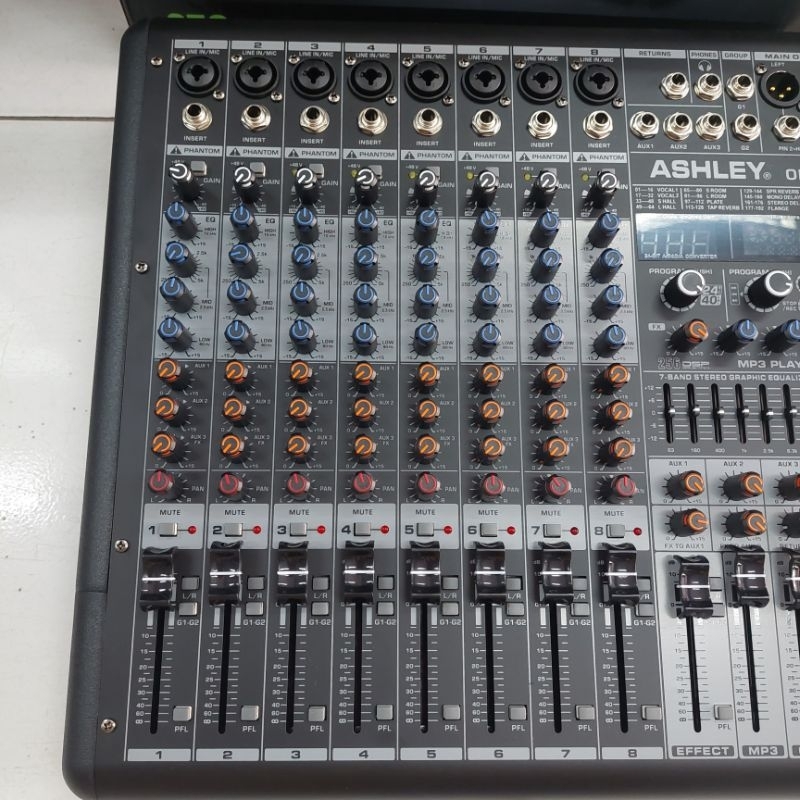 mixer Ashley Onyx 8 mixer audio 8 channel original