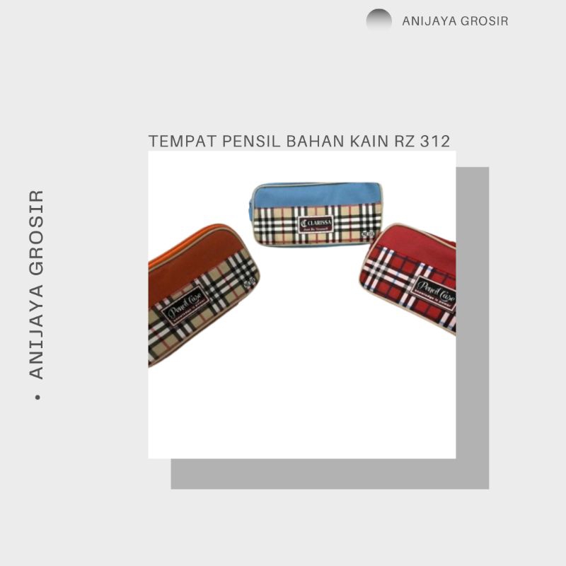 

KOTAK PENSIL BAHAN KAIN RZ 312 KUALITAS TERBAIK Alat Tulis