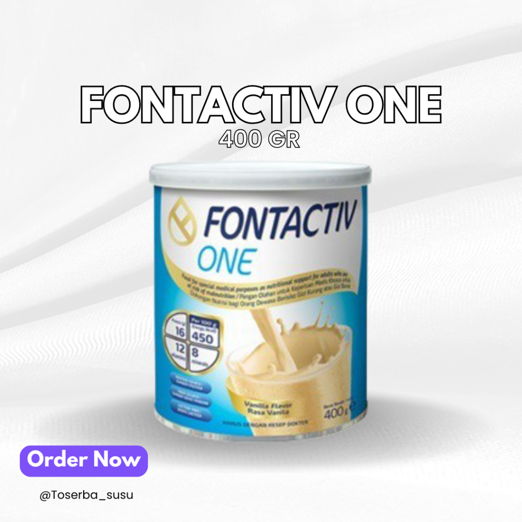 

Fontactiv One 400gr Susu Nutrisi Gizi Buruk