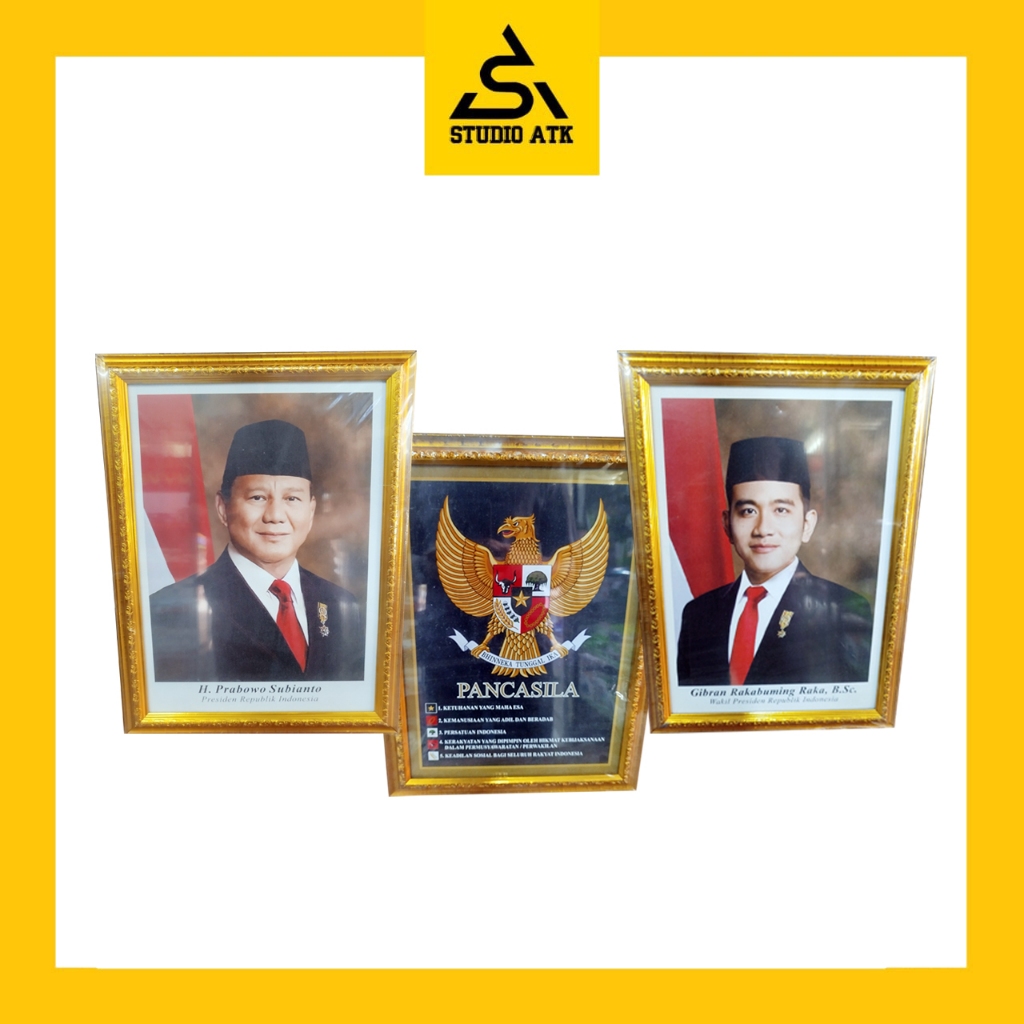 

POTO PRESEDEN & WAKIL PRESIDEN SERTA GARUDA 1 SET