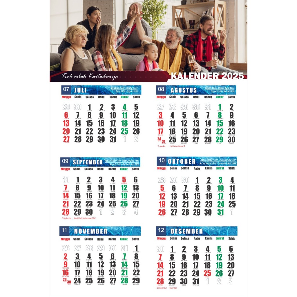 

Kalender Dinding 2025 2play - Suka - suka Kamu grosir - harga mulai dari 11.000