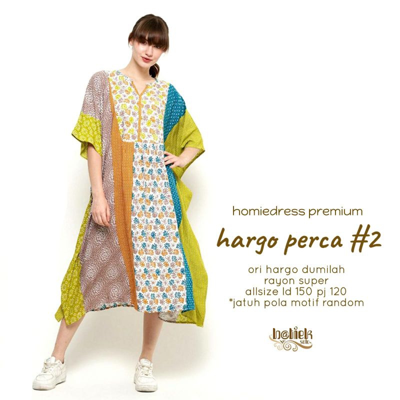 Goenzshop Daster Kain Perca Premium Sultan, Super Duber Jumbo