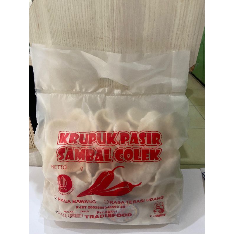 

Kerupik Pasir Sambal Colek