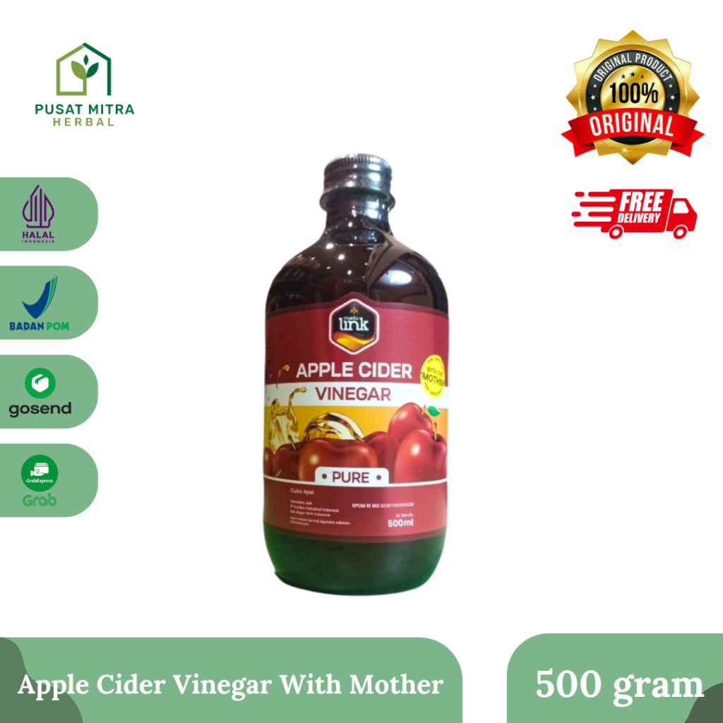

Apple Cider Pure 500ml - Cuka Apel Murni