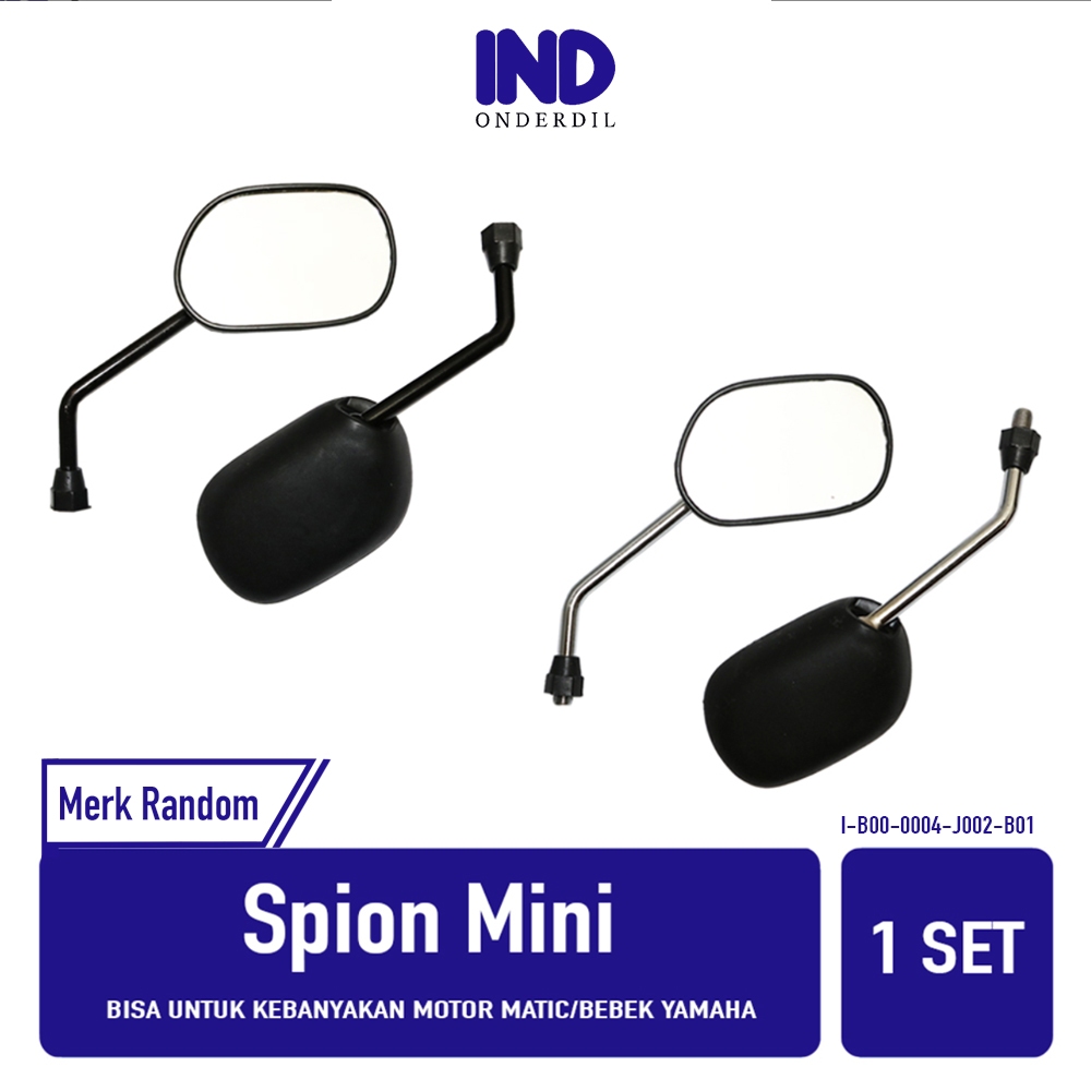 Spion Mini Model Aspira Drat Yamaha Sepion Kaca Set Kecil Hitam Chrome Mio Lama Smile Sporty J M3 Z 