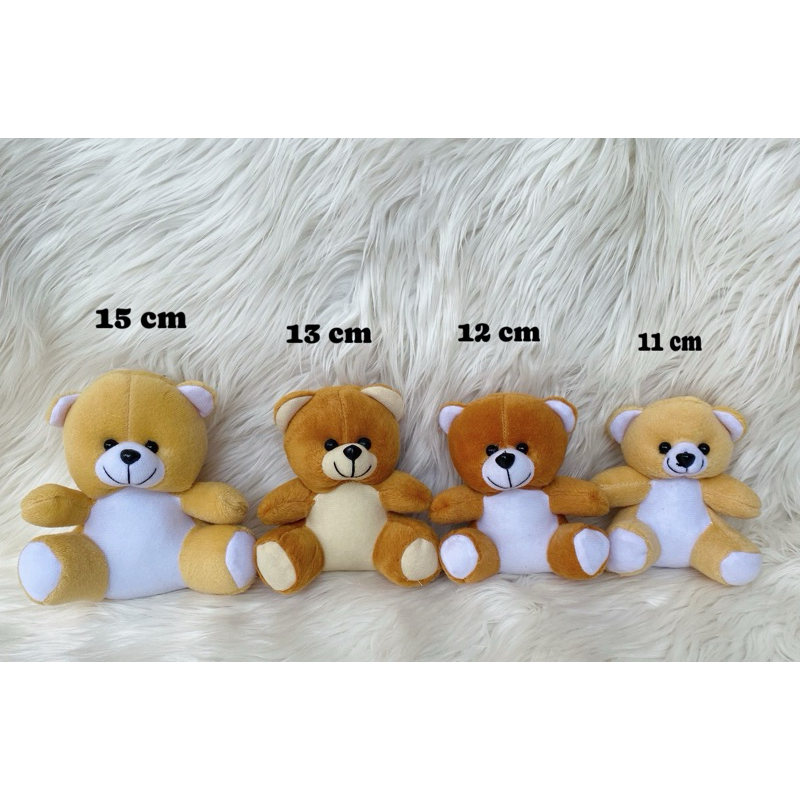 Cuci Gudang Boneka Bear Mini Tinggi 12 Cm Beruang Kecil