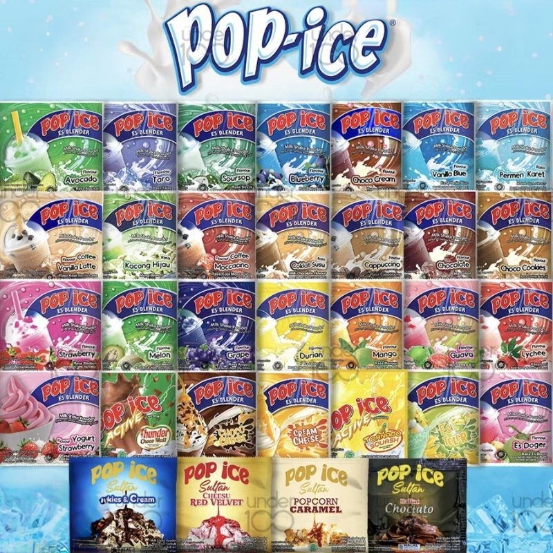 

Pop ice all variant 10 sachet