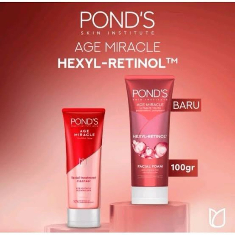 Ponds age miracle facial foam 100gr
