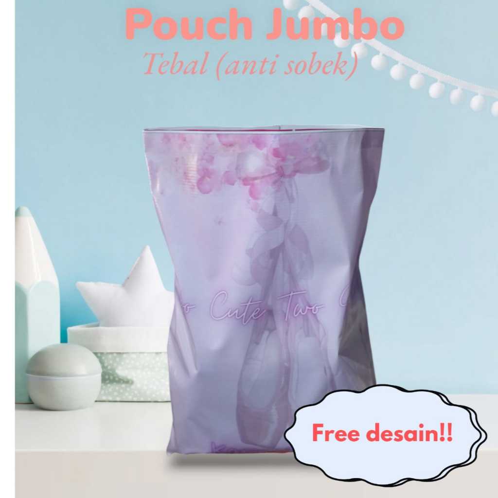 

POUCH SNACK JUMBO CUSTOM / KANTONG SNACK ULTAH CUSTOM Bisa Request Nama ISKSTORE