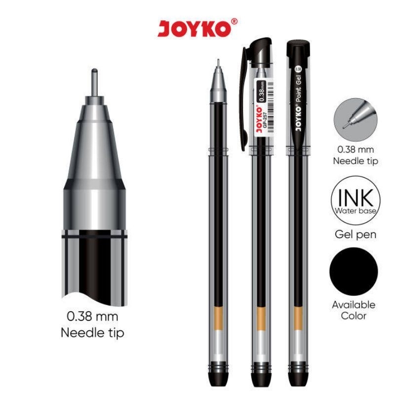 

PULPEN GEL JOYKO 100 - 100NT Ballpoint / Pulpen Gel joyko 100 - NT 100 0,5 Hitam