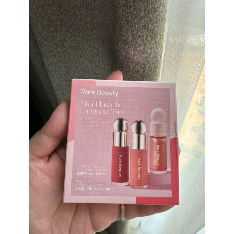 LIMITED EDITION Rare Beauty Mini Blush & Luminize Trio Set