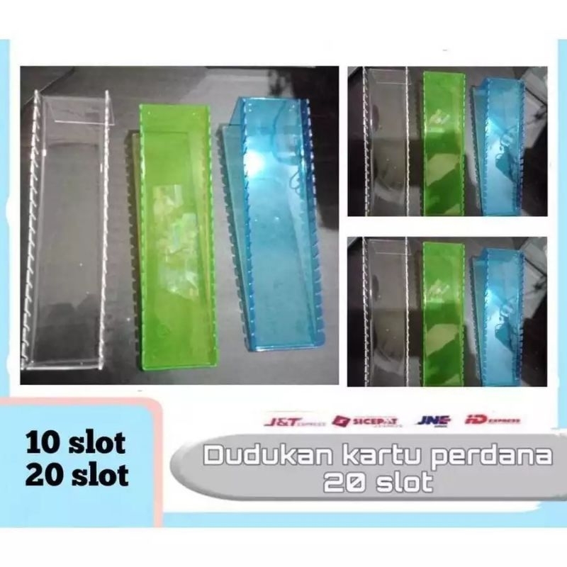

pajangan kartu perdana / dudukan kartu perdana 20 slot,15 slot,10 slot,5 slot