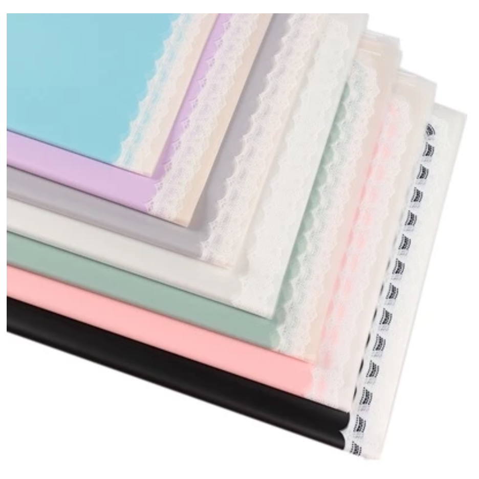 

[ECER] Kertas Buket Bunga Motif Renda Flower Wrapping Paper Cellophane Florist
