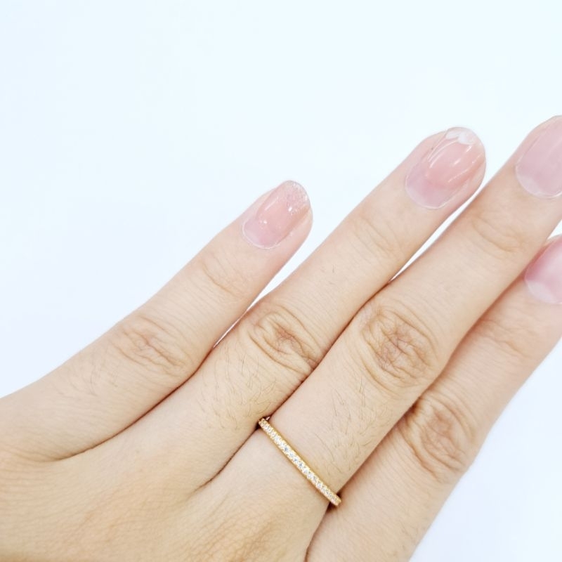 Dewi Ponorogo CINCIN VARIASI MATA Emas Asli Kadar 8k/375% Yellow Gold