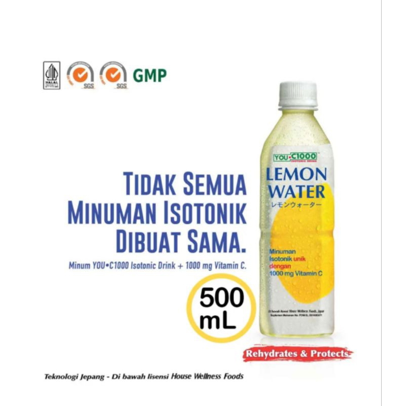 

UC 1000 Isotonik Lemon Water 500ml