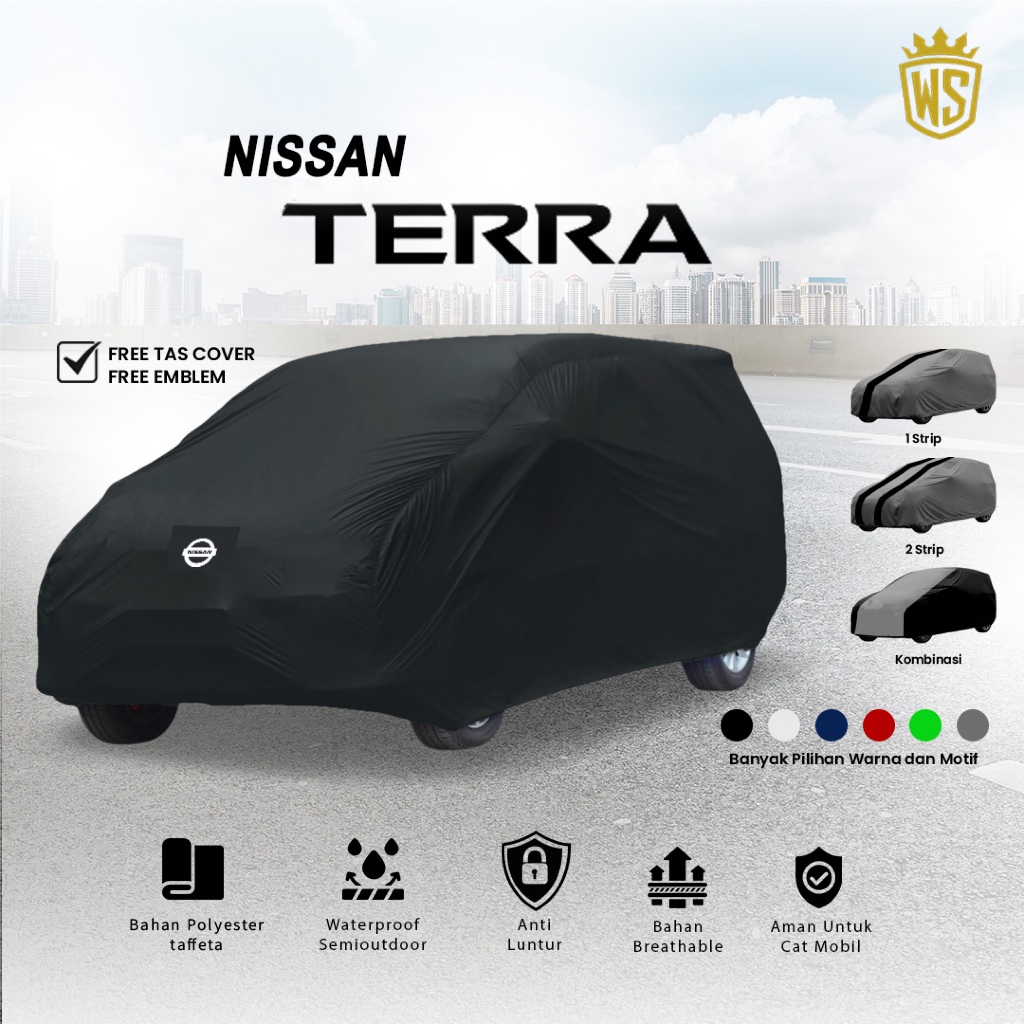 Body Cover Mobil Nissan Terra  / Sarung Mobil Nissan Terra / Mantol Mobil Terra / Mantel Mobil Terra