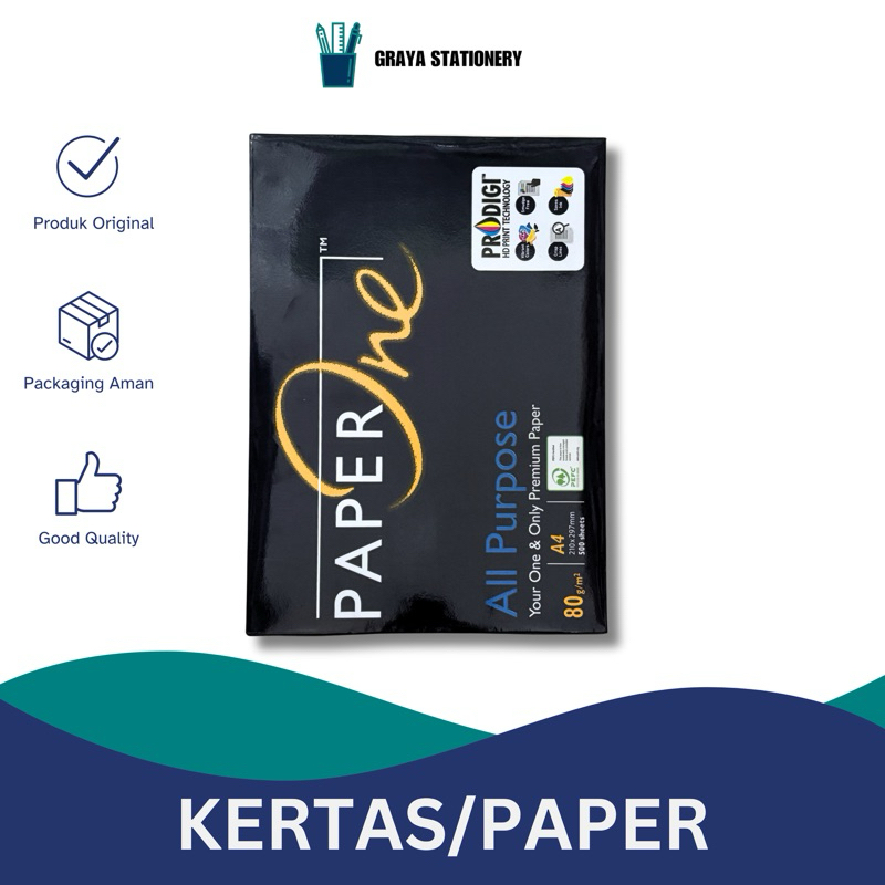 

Paper One kertas HVS A4 80gr