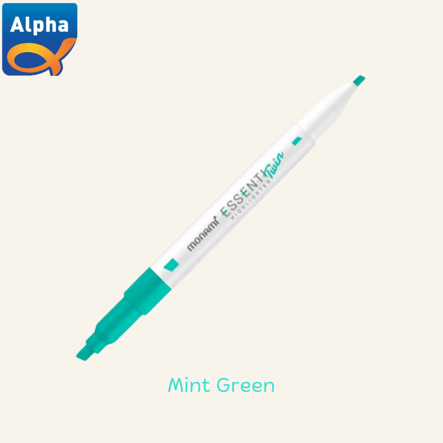 

[Monami] Essenti Twin Highlighter-Mint Green